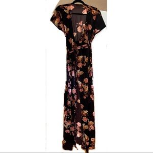 VICI floral wrap dress
